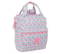 MOOS FLORES - Zaino per bambini con manici per laptop fino a 13", ideale per giovani di diverse età, comodo e versatile, qualità e resistenza, 27 x 19 x 40 cm, colore multicolore, multicolore,