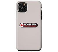 Moose Jaw Logo Emblema - Moose Jaw Saskatchewan Canada Custodia per iPhone 11 Pro Max