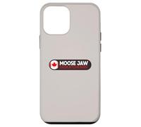 Moose Jaw Logo Emblema - Moose Jaw Saskatchewan Canada Custodia per iPhone 12 mini