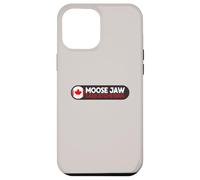 Moose Jaw Logo Emblema - Moose Jaw Saskatchewan Canada Custodia per iPhone 12 Pro Max