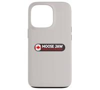 Moose Jaw Logo Emblema - Moose Jaw Saskatchewan Canada Custodia per iPhone 13 Pro