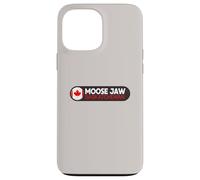 Moose Jaw Logo Emblema - Moose Jaw Saskatchewan Canada Custodia per iPhone 13 Pro Max