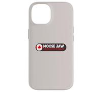 Moose Jaw Logo Emblema - Moose Jaw Saskatchewan Canada Custodia per iPhone 14