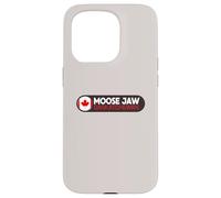 Moose Jaw Logo Emblema - Moose Jaw Saskatchewan Canada Custodia per iPhone 15 Pro