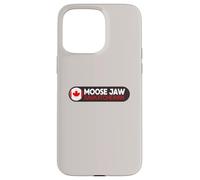Moose Jaw Logo Emblema - Moose Jaw Saskatchewan Canada Custodia per iPhone 15 Pro Max