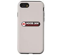 Moose Jaw Logo Emblema - Moose Jaw Saskatchewan Canada Custodia per iPhone SE (2020) / 7/8
