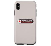 Moose Jaw Logo Emblema - Moose Jaw Saskatchewan Canada Custodia per iPhone XS Max