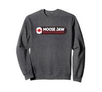 Moose Jaw Logo Emblema - Moose Jaw Saskatchewan Canada Felpa