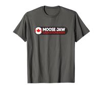 Moose Jaw Logo Emblema - Moose Jaw Saskatchewan Canada Maglietta