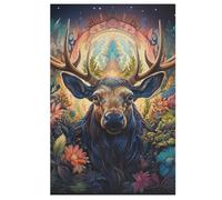 Moose Jigsaw Puzzle 1000 Pezzi Per Adulti Gioco Jigsaw Toys Adolescenti Puzzles Gifts Decorazione Murale 78×53cm