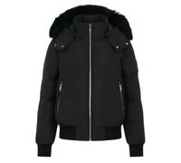 Moose Knuckles, ,Jackets ,Donna ,Nero ,L Cloud Shearling Trim Bomber Jacket