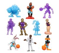 Moose Toys Space Jam: A New Legacy - 2 """" Mini figure da 10 pacchetti da collezione con basi di basket | Amazon Exclusive Multicolor (14616)