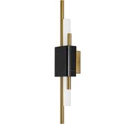 Moosee Evans lampada da parete 1x2 W nero-oro -marmo-latte MSE010100358