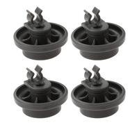 MOOTVGOO 4 Pack 4581DD3003B Dishwasher Lower Rack Wheels Gray Dishwasher Rack Parts Dishrack Roller Assembly Repalcement for LG Replaces 4