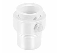 MOOTVGOO Adattatore per stabilizzatore per ombrellone da piscina, riduttore filettato per aste per piscine Baja, adatto per ombrelli a filettatura singola da 3,4 cm e 3,8 cm, bianco