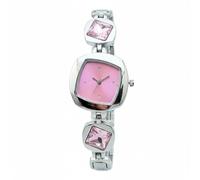 MOOVER Elegante orologio analogico da donna per ragazze | Orologio da polso con quadrante in pietra preziosa | Orologio da donna alla moda in oro rosa e argento -Orologio al quarzo giornaliero |