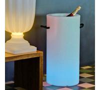Moovere Portabottiglie per Bar 70 cm Illuminata da Esterno IP65 Solar RGB Batteria Moderna e Resistente Hotel Ristorante per la Terrazza, Giardino