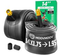 MOOVMOOV Camera d’Aria 14 Pollici - Compatibile con Pneumatici 14x1.75 e 14x1.95 (ETRTO 47-254 a 54-254) - Valvola Schrader - Confezione da 2 - Bici e Altro