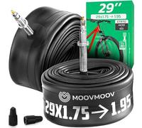 MOOVMOOV Camera d’Aria 29 Pollici (Valvola Presta) - Compatibile con Pneumatici 29x1.75, 29x1.90, 29x1.95 (ETRTO 44-622 a 50-622) - Confezione da 2 - Per MTB, Bici Elettriche, Gravel e Trekking