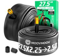 MoovMoov Camera d'Aria 27,5 pollici - Per Pneumatici 27.5x2.25, 27.5x2.30, 27.5x2.35, 27.5x2.40, 27.5x2.45 e 27.5x2.50 con ETRTO da 57-584 a 66-584 - Confezione da 2 - Per Bici