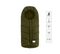 Moovo by Nuvita 9925 Junior One+ | Sacco universale per passeggino | Protezione da 6 a 36 mesi (100cm)| Protezione fino a -18°C e Impermeabilità anti vento | Verde Salvia