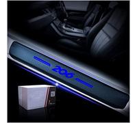 MOOWI 4 Pezzi Auto Protezioni battitacco per Peugeot 206, Auto Esterno Battitacco Protezione Plates Anti-Graffio Scuff Adesivi Battitacco Prevenire,B