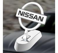 MOOWI Adesivo Distintivo per Cofano Auto per Nissan Patrol, Ornamento Cofano Anteriore Emblema Logo in Cromato 3D, Adesivi Decalcomanie Autoadesivo,A