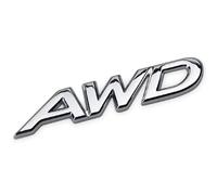 MOOWI Adesivo per Auto in Metallo 3D per 2.5 AWD, Decalcomanie Cromato Autoadesivo Emblema Logo Lettere del Bagagliaio Auto, Adesivi Decorazione,B