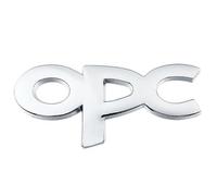 MOOWI Adesivo per Auto in Metallo 3D per Opel Astra Corsa OPC Line, Decalcomanie Cromato Autoadesivo Emblema Logo Lettere del Bagagliaio Auto, Adesivi Decorazione,A