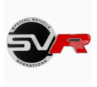 MOOWI Adesivo per Auto in Metallo 3D per SVR Special Vehicle Operations, Decalcomanie Cromato Autoadesivo Emblema Logo Lettere del Bagagliaio Auto, Adesivi Decorazione,B