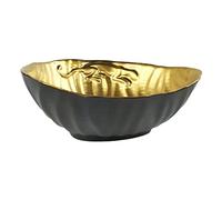 MOOWI Ciotole di frutta Piatto di frutta decorativo di moda Forma creativa Modello leopardo Ciotola di frutta in ceramica Ciotola di stoccaggio di articoli vari Piatto di frutta decorativo (Size : L)