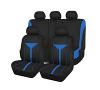 MOOWI Coprisedili Auto per Bentley Mulsanne Flying Spur Continental GT Bentayga, Cotone Elasticizzato Morbido Traspiranti Confortevoli Protezione 4 Stagioni,C Blue
