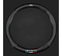 MOOWI Coprivolante Auto per Infiniti Q30, Copertura Volante Auto in Pelle Tutto Compreso, Protezione Copri Volante Antiscivolo Traspirante,Black-O