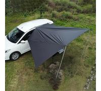 MOOWI Tendalino Auto per Mitsubishi Eclipse Endeavor/Express SWB, Impermeabile Anti-UV Tenda da Tetto Auto con Ventose per Campeggio Viaggi Spiaggia Picnic,L 2.5m*4m