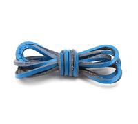 Mooybay 1 paio di lacci piatti in pelle, lacci classici multicolori, adatti per stivali casual da esterno da uomo e da donna,80 centimetri