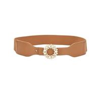 Mooybay Cintura elastica da donna larga 3,8 cm, dallo stile casual e alla moda, una cintura larga adatta a gonne attillate.,75-100 cm