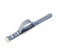 Mooybay Cinturino per orologio in nylon comodo, da 18 mm a 22 mm, lunghezza 28,5 cm, adatto per abbigliamento sportivo casual, regolabile e intercambiabile,20 millimetri