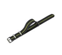 Mooybay Cinturino per orologio in nylon comodo, da 18 mm a 22 mm, lunghezza 28,5 cm, adatto per abbigliamento sportivo casual, regolabile e intercambiabile,22 millimetri