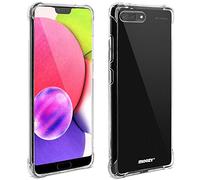 Moozy Cover Silicone Trasparente per Huawei Honor 10 - Custodia Antiurto, Crystal Clear Case, TPU Morbido