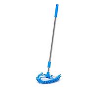 MOP bagnato e secco estendibile Triangolo Mop Microfibra multifunzione 180 Ruota facile per il bagno per la cucina del soffitto cucina di pulizia del pavimento (dimensioni: MOP) Giornata della