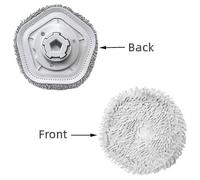 Mop Cloth Compatible with Dreame Bot W10 W10 Pro Robot Vacuum Cleaner Mop