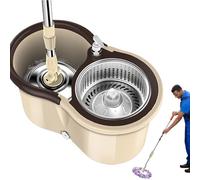 Mop con secchio, e secchiello | di pulizia regolabile per la pulizia del pavimento Set di lavapavimenti e secchiello | versatile di pulizia dei pavimenti, set di secchio per