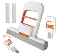 Mop Di Pulizia Portatile, 1 Mini Mocio Da Scrivania Con 2 Testine Di Ricambio, Mini mocio per desktop, Piccolo M-op in Spugna, Forte Assorbente Mops, Piccolo Mocio in Spugna per Pareti Tavoli