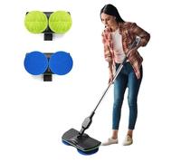 Mop Girevole Elettrico di Pulizia,Rotante Lucidatrice Pulitore da Pavimento con Macchina di Mop Pad Microfibra Uso Domestico,Leggero e Ricaricabile