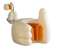 Mop Holder - Wall Mount Thumb Up Hanger | No Drilling Broom Holder, Non Slip Garden Tool Organizer For Garage Shed Workshop And Home Storage