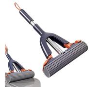 Mop In Spugna - 14,96 X 7,87 X 1,77 In PP + Acciaio Inossidabile + Spugna + + Mop Per Pulizia ABS | Testa Di Assorbimento 'acqua Easy Squeeze Per Lavaggio A Secco Con Acqua | Lavapavimenti - C