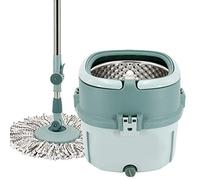 mop， Mocio - Lavaggio a mano con pressione manuale gratuita, cestello di disidratazione automatico, secchio for mocio a passaggio singolo