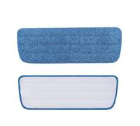 Mop Pad riutilizzabili in microfibra | Panno for tergicristallo pieghevole di ricambio for bagno commerciale(Blue 1pc)