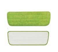 Mop Pad riutilizzabili in microfibra | Panno for tergicristallo pieghevole di ricambio for bagno commerciale(Green 1pc)