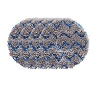 Mop Pad Vuoto, Riutilizzabile Tergicristalli Di Ricambio Robot Accessori Aspirapolvere Panno Per Eureka J15 Pro Per Ultra (4PCS Blue+Gray)